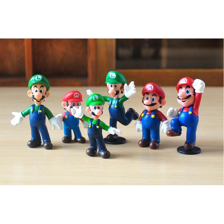 Đồ Chơi Mô Hình 18 Nhân Vật Trong Game Super Mario