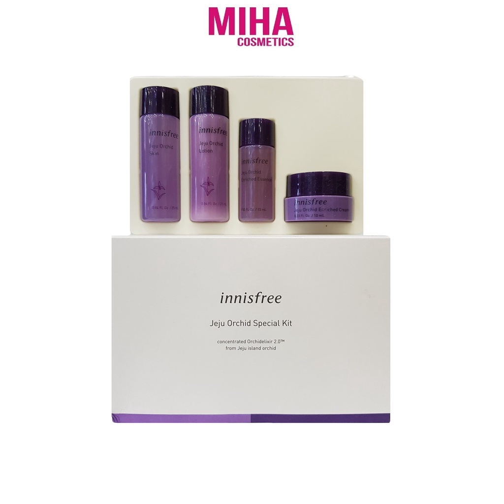 Bộ Dưỡng Da Mini Chống Lão Hóa Hoa Lan Innisfree Jeju Orchid Special Kit