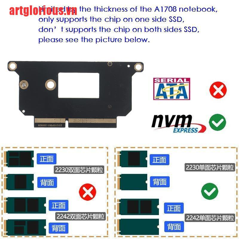 Thẻ Chuyển Đổi Nvme M.2 Ngff Ssd Cho 2016-2017 13 "Macbook Pro A1708 | BigBuy360 - bigbuy360.vn