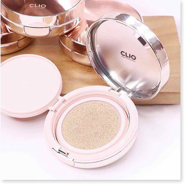 [Mã giảm giá mỹ phẩm chính hãng] Phấn Nước Cushion Clio Kill Cover Glow Cushion SPF50+ PA+++ Màu Hồng