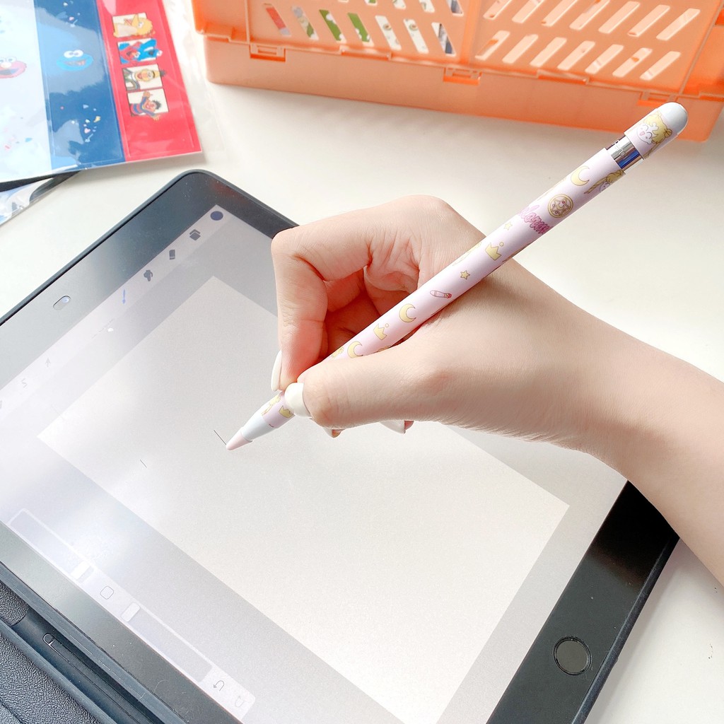 Băng keo PVC 3M siêu mỏng họa tiết gấu thỏ hoạt hình dễ thương cho bút cảm ứng Apple Pencil 2 | BigBuy360 - bigbuy360.vn