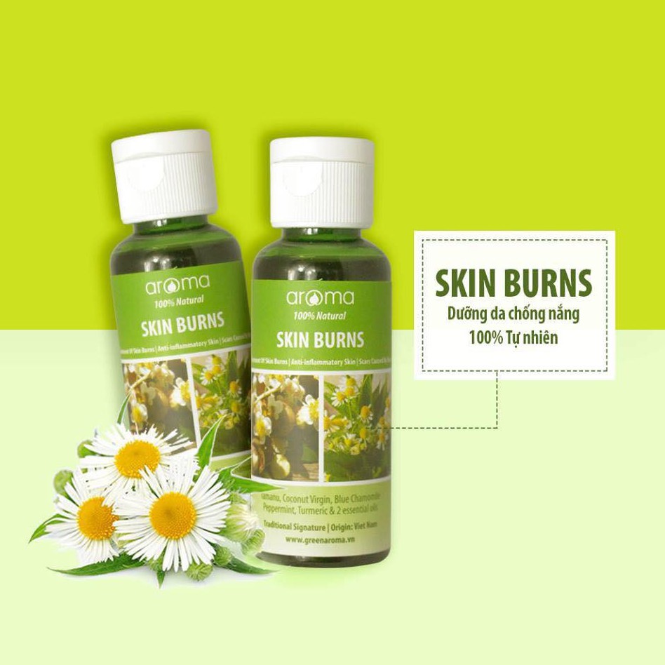 Dầu Mù U / Dầu Chống Bỏng Da, Cháy Nắng - SKIN BURNS