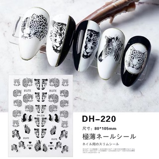 Sticker dán móng báo ngựa