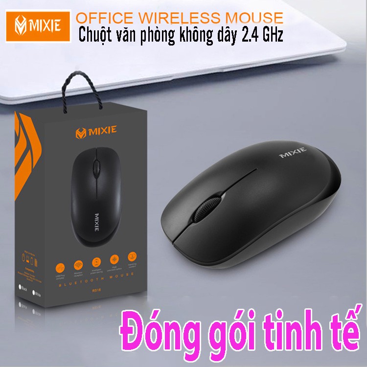 Chuột Máy Tính Không Dây Mixie [Freeship] Chuột Văn Phòng Bluetooth Gaming Cực Nhạy