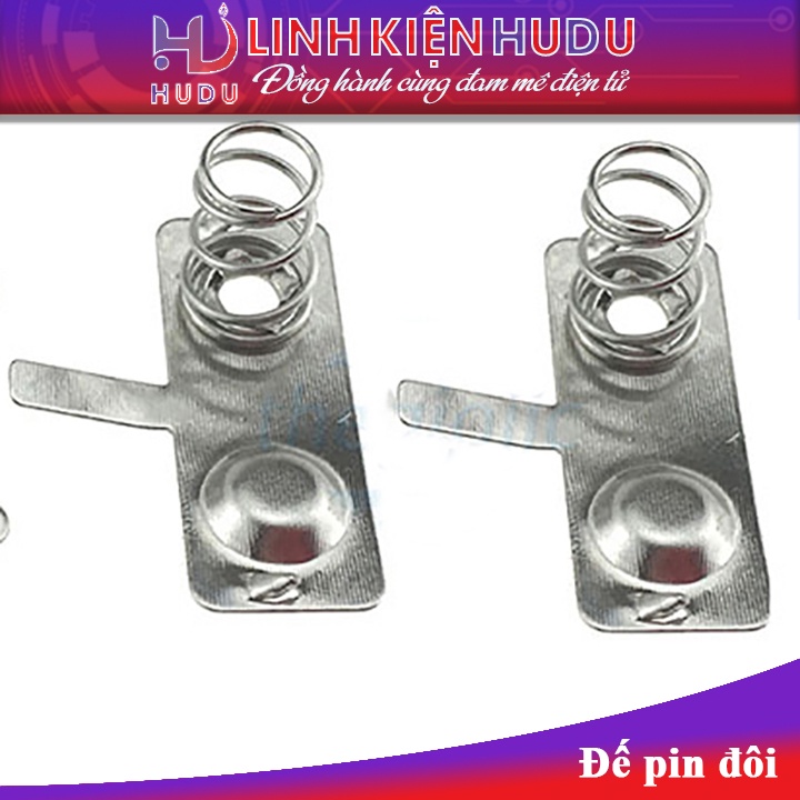 Đế pin chân pin lắp cho micro 2 loại đế pin đôi, đế pin đơn