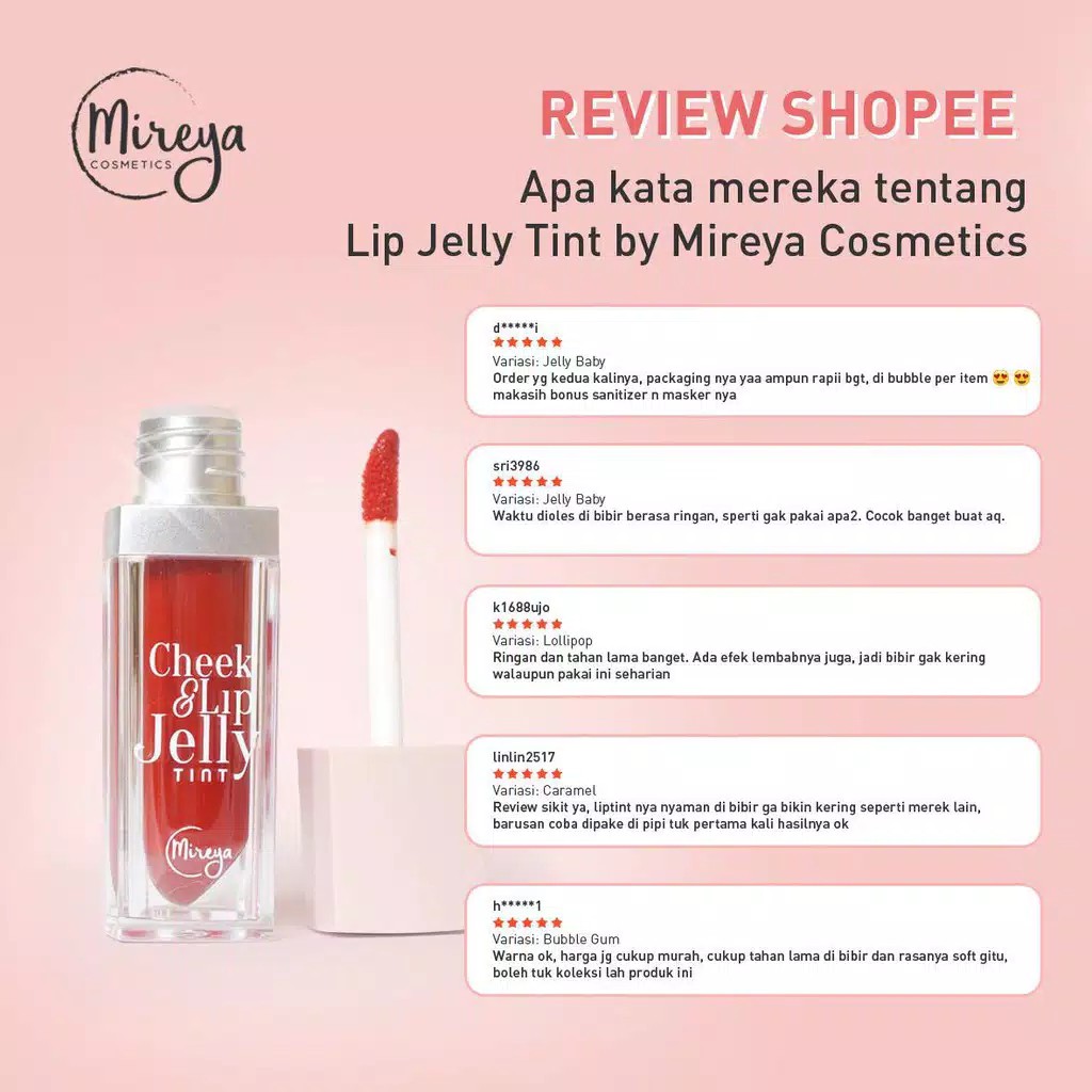 (hàng Mới Về) Son Môi Dạng Thạch Mireya Lên Màu Đẹp | BigBuy360 - bigbuy360.vn