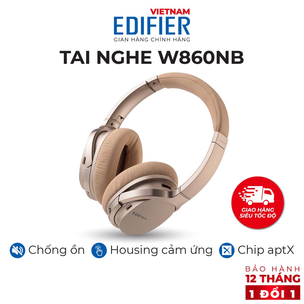 Tai nghe Bluetooth EDIFIER W860NB 45 giờ phát nhạc liên tục Chống ồn Hàng phân phối chính hãng Bảo hành 12 tháng 1 đổi 1