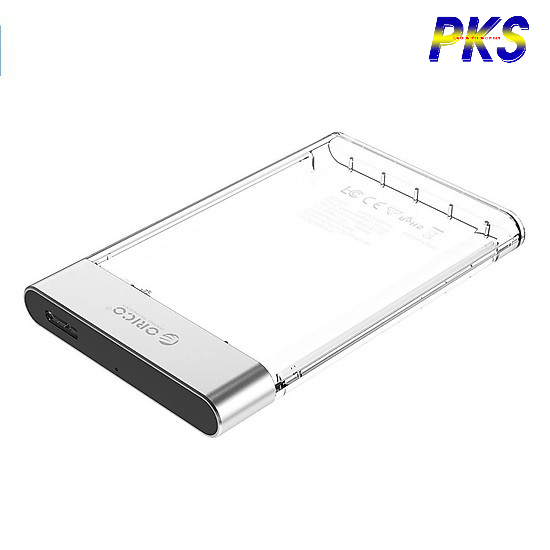 Box ổ cứng 2.5 inch SATA trong suốt USB 3.0 cáp 0.5m Orico 2139U3 - Hàng chính hãng