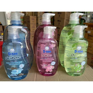 Dnee - Tắm gội toàn thân cho bé dưới 3 tuổi 800ml