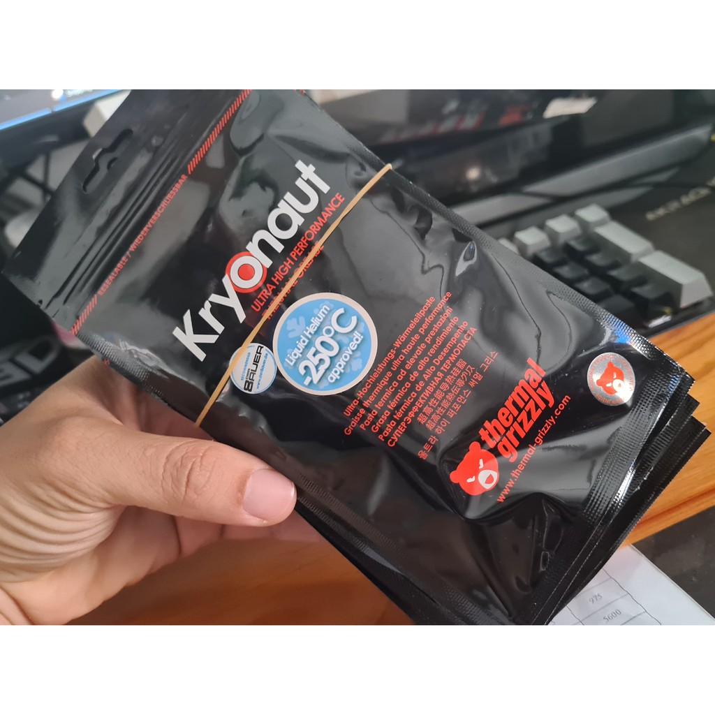 Keo Tản Nhiệt Thermal Grizzly Kryonaut 1g Làm Mát Cpu | Gpu - Chính Hãng