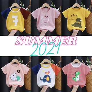 Áo thun bé trai, bé gái, áo cộc tay cho bé hàng cotton QuangChau KIZICIZY QATE31
