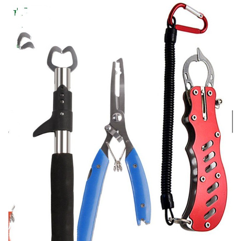 Bộ Kìm Kẹp Cá Đa Năng Chuyên Đồ Câu Lure gỡ lưỡi câu kẹp cá lóc