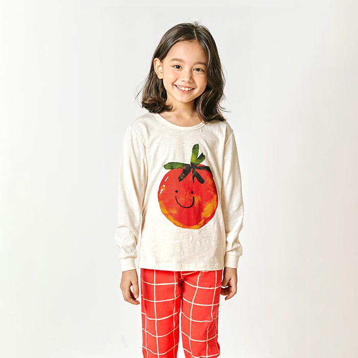 Đồ bộ tay dài quần áo thun cotton mịn mặc nhà mùa hè cho bé gái Unifriend Hàn Quốc U1009