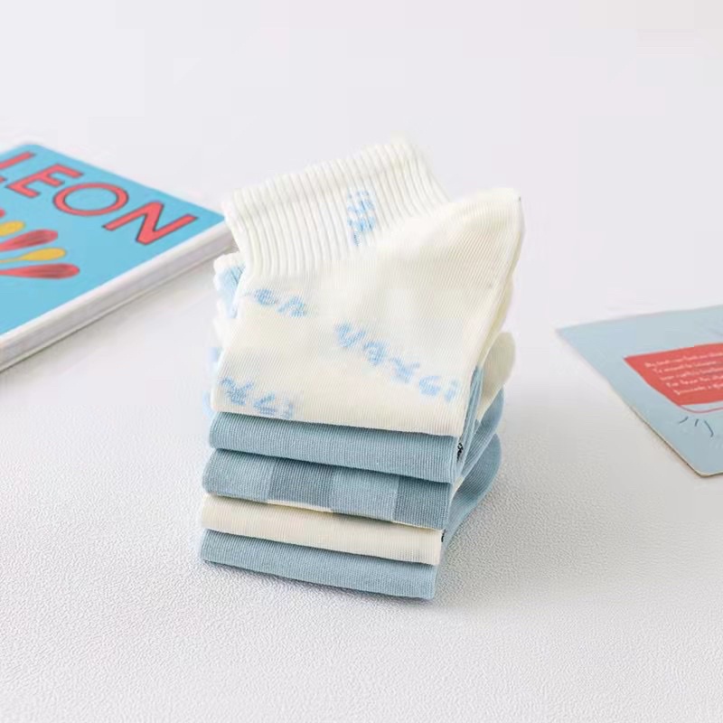 Vớ Tất Cổ Ngắn Doremon Xanh Xinh Xắn Dễ Thương Cotton Kháng Khuẩn Mang Thấp Ngang Mắt Cá Chân MRSOCKS - VN009