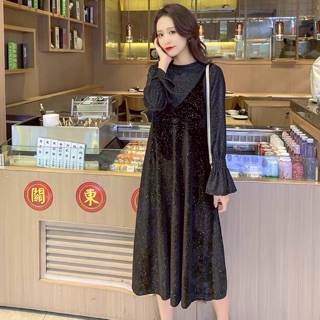 sét váy bầu thu đông hàng quảng châu cao cấp (ảnh thật)✅sẵn size 2xl✅