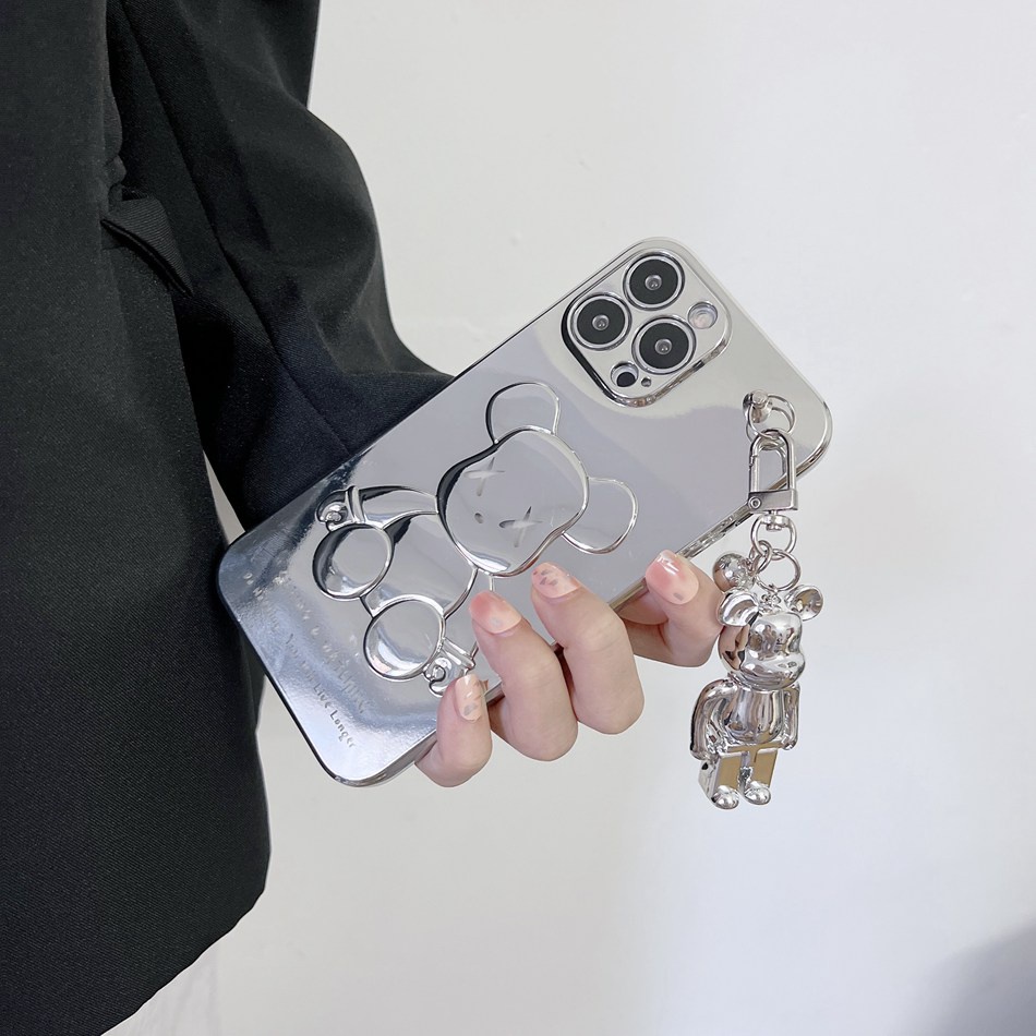 Ốp điện thoại hình gấu đáng yêu cho IPHONE 11 12 13 PRO XS MAX 7 8 PLUS XR 13PRO 11PRO 12PRO MAX 7+ 8+