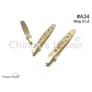 Nhíp Vàng 9 Lỗ