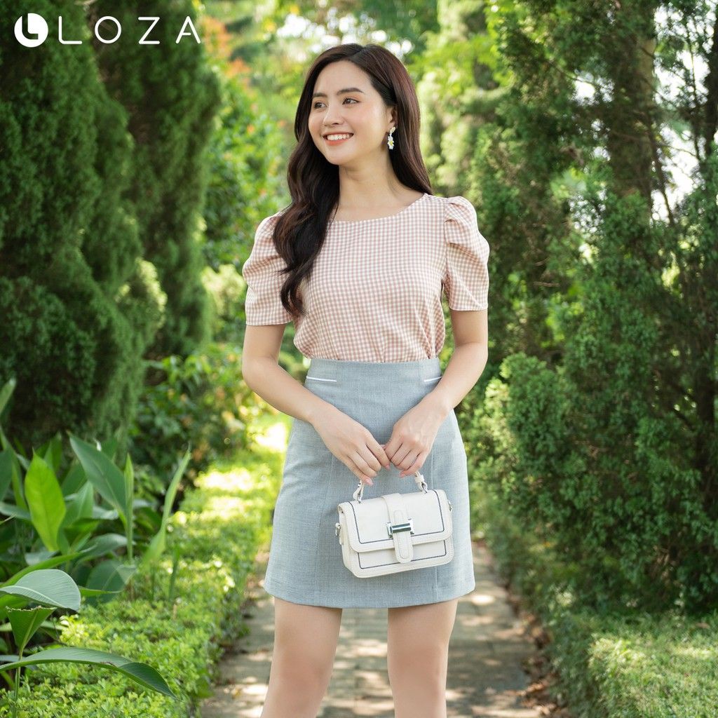 [Mã WABRLOW5 giảm 15% đơn 300K] Chân váy dáng A LOZA phối viền - PC4018 | BigBuy360 - bigbuy360.vn