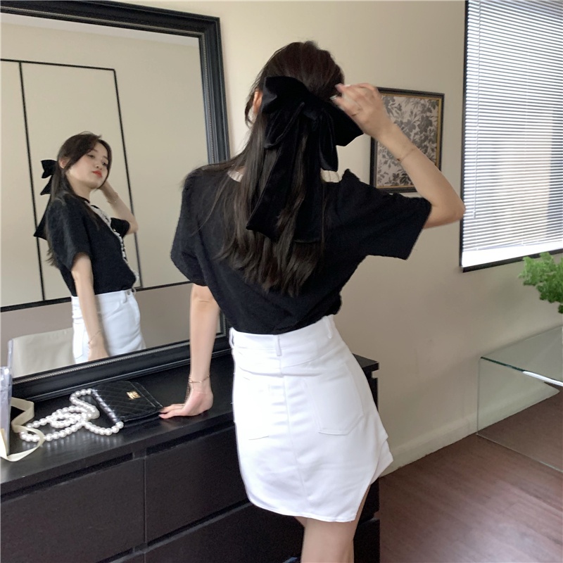 Áo Sơ Mi Nữ Cổ Chữ V Phối Ren 51165