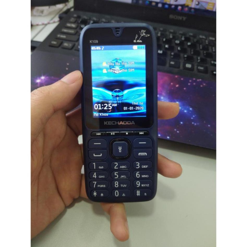 Điện thoại di động KECHAODA K109 - Điện thoại bàn phím 2 sim 2 sóng pin siêu khỏe 2500mAh