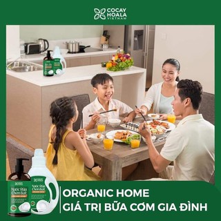 Nước rửa chén - nước rửa bát hữu cơ dầu rửa bát thiên nhiên Cocayhoala hương quế an toàn cho phụ nữ mang thai và em bé