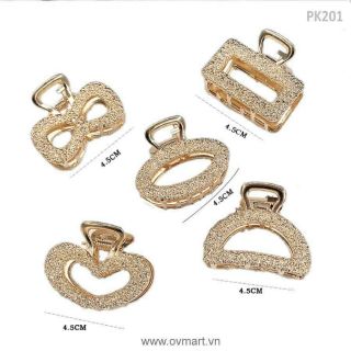 Set 5 kẹp tóc phong cách Hàn Quốc mẫu mới