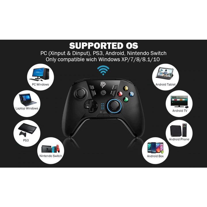 Tay cầm chơi game không dây EasySMX ESM 9110 2.4G Wireless Gaming Controller