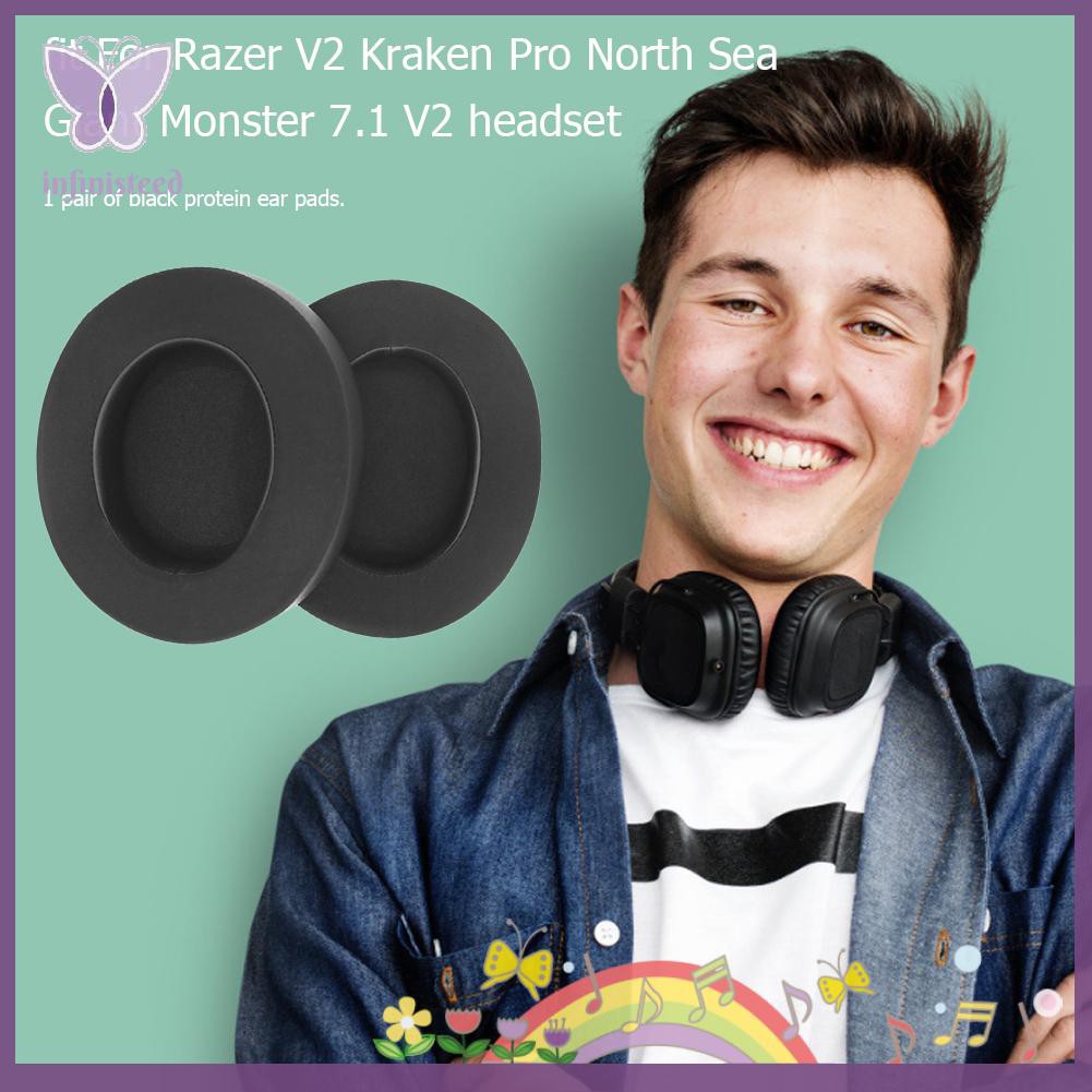 Đệm Bọc Tai Nghe Choàng Đầu Razer V2 Kraken Pro North Sea Monster 7.1 V2