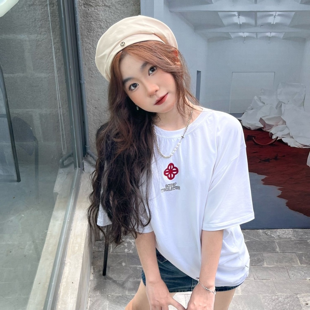 Áo thun tay lỡ nam nữ form rộng local brand ONTOP Tee Athletic Dept - O17-T4