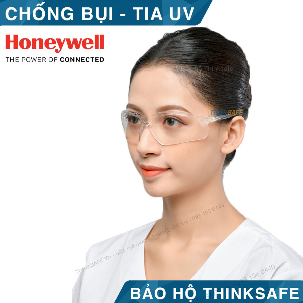 Kính bảo hộ Honeywell Thinksafe, kiếng đen bảo vệ mắt chống bụi đi đường, chống tia uv,đa năng, dùng trong lao động A700