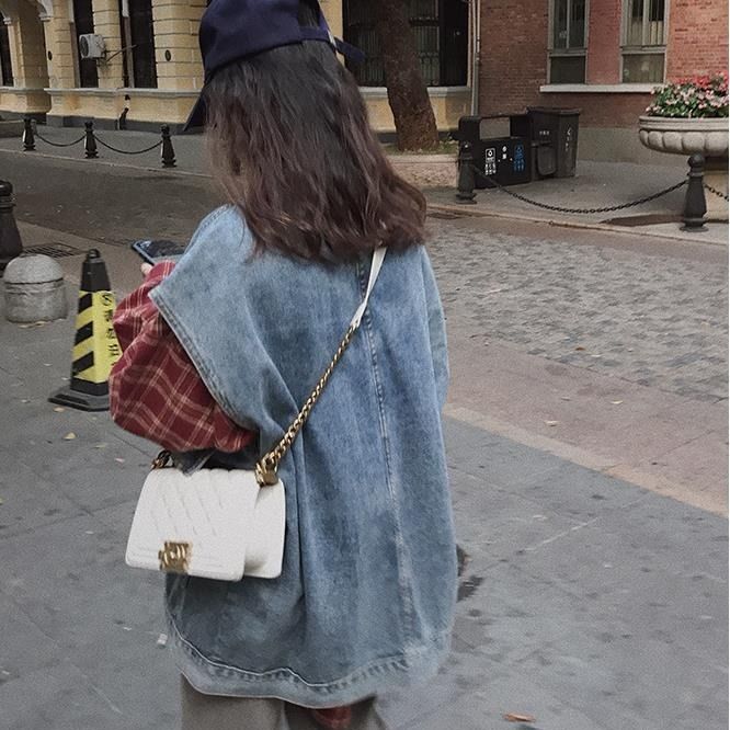 IMAODOU Áo Khoác Denim Không Tay Phong Cách Hàn Quốc 2021 | BigBuy360 - bigbuy360.vn