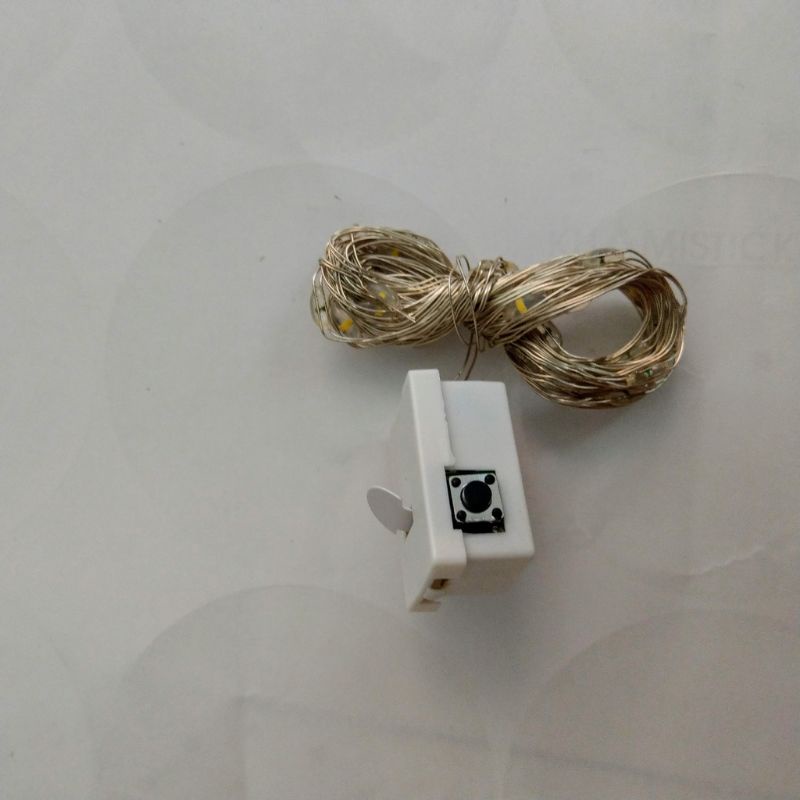 Đèn Led Pin 3M 30 BÓNG Đom ĐomsChipsbling Fairy Màu Vàng Nắng