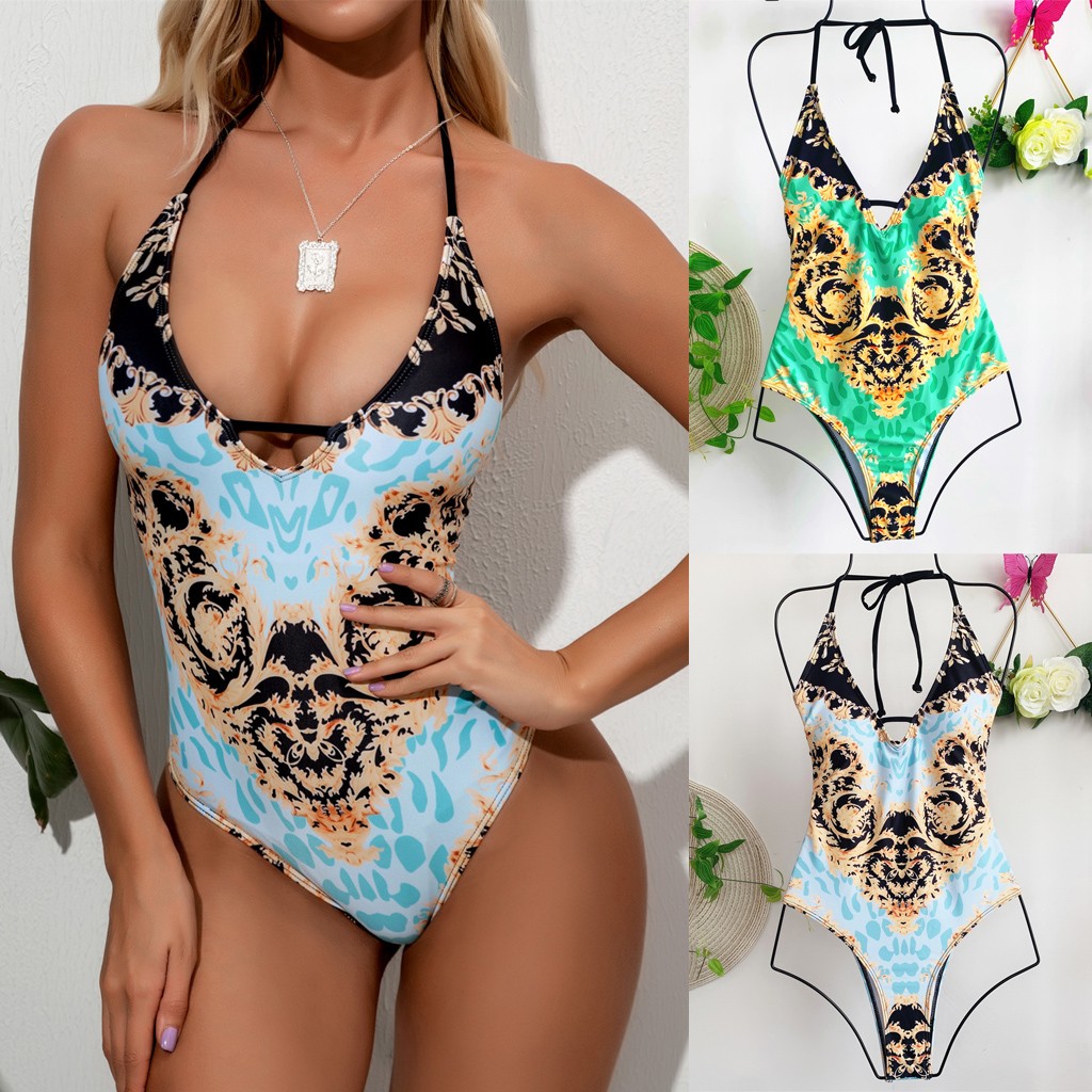 Đồ Bơi Một Mảnh In Hoa Xinh Xắn Cho Nữ