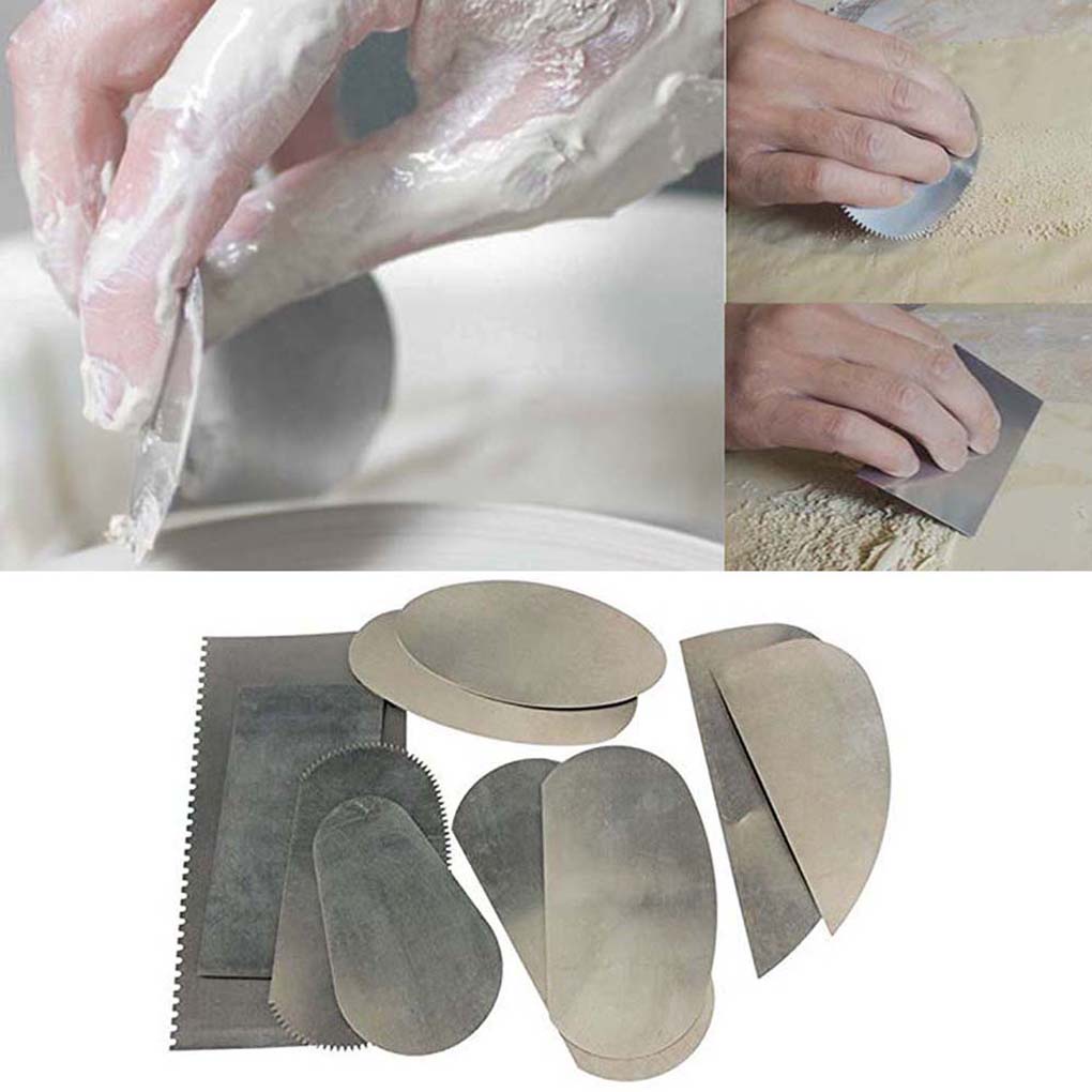 HB-10 Pieces Clay Sculpture Pottery Molding Tools Ceramics Stainless Steel Sculpting Tools