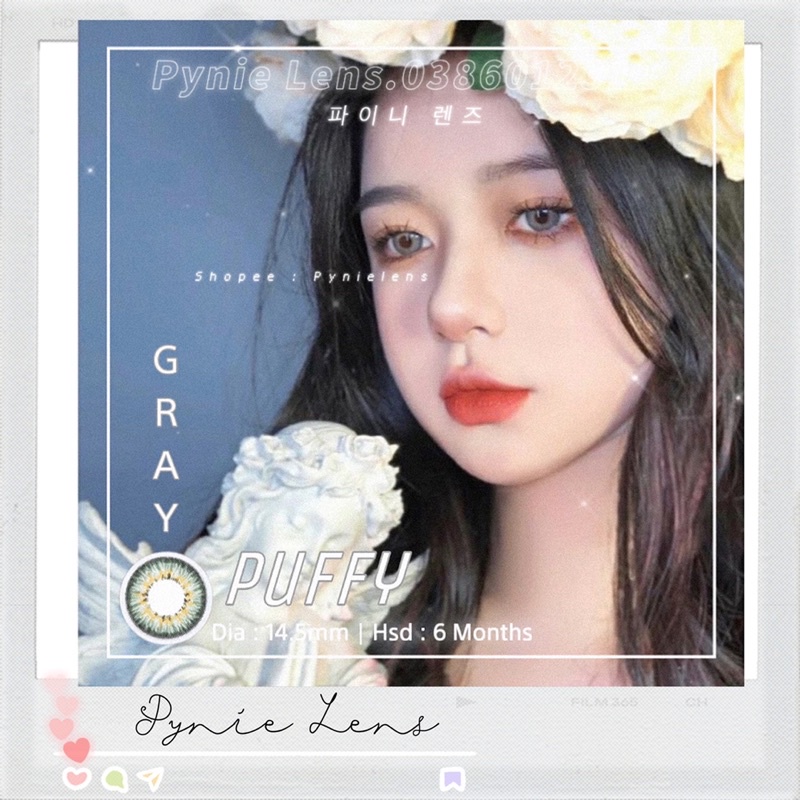 🌧️ ℒℯ𝓃𝓈 𝒫𝓊𝒻𝒻𝓎 𝒢𝓇𝒶𝓎 🌧 Xám tây pha xanh ngọc siêu xinh ạ 🌸