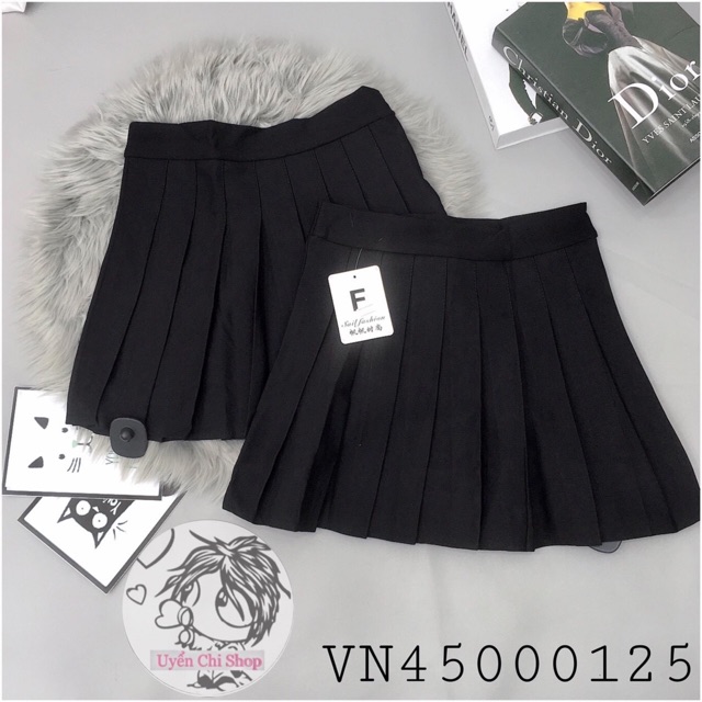 Chân Váy Tennis xếp ly dây kéo HÌNH THẬT TRẢI SÀN