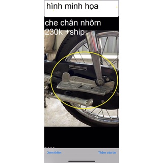 Gác chân sau cho xe honda 67 mẫu xưa hình ngôi sao nhỏ - bằng nhôm đúc