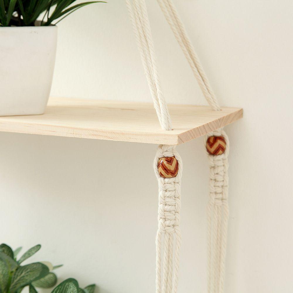 SUENIN Giá Đỡ Chậu Hoa Treo Tường Trang Trí Bằng Dây Cotton