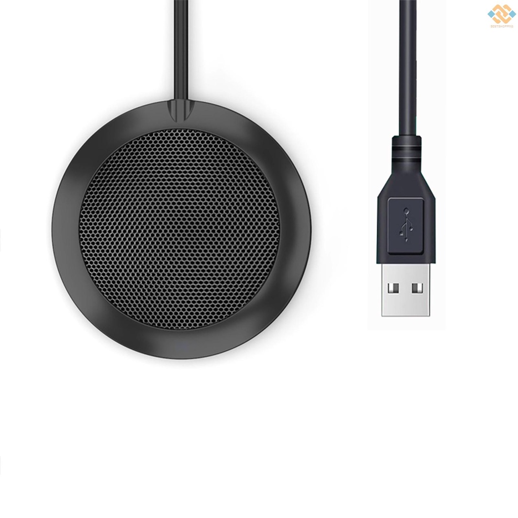 Micro để bàn có cổng USB 360 độ° Micro đa hướng tương thích với Windows/Mac dùng cho máy tính/Laptop | BigBuy360 - bigbuy360.vn