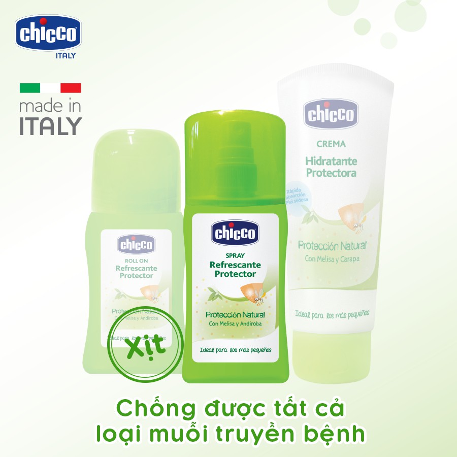Xịt/kem/lăn chống muỗi và côn trùng đốt Chicco