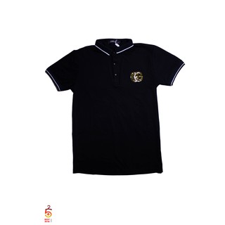 Áo thun đen có cổ Gucci cao cấp