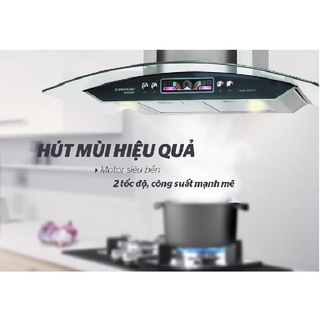 Máy hút mùi kính cong sunhouse mama mm6707-70