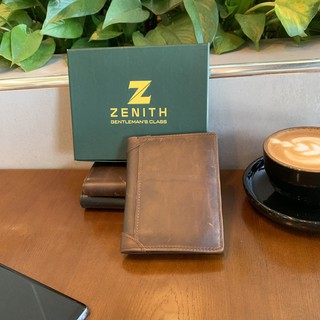 Ví zenith classic da bò cao cấp, bóp ví nam, ví da bò nam dáng đứng - da thật 100%