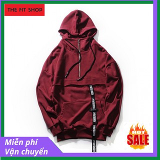 [RẺ VÔ ĐỊCH] Áo Hoodie dây PoonDeVe màu ĐỎ Đô AHDZ1103C Cao Cấp