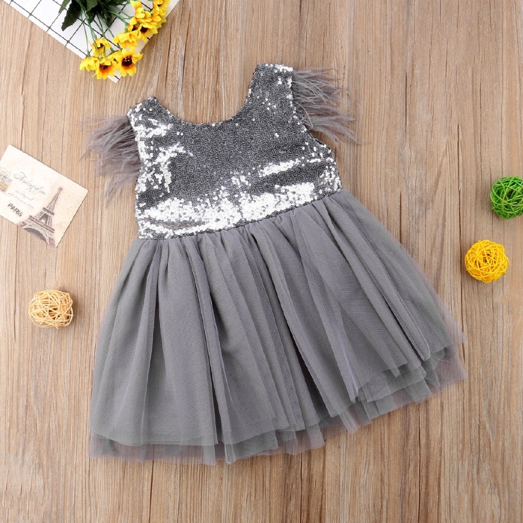 Đầm xòe phong cách công chúa thời trang dạ hội cho em bé