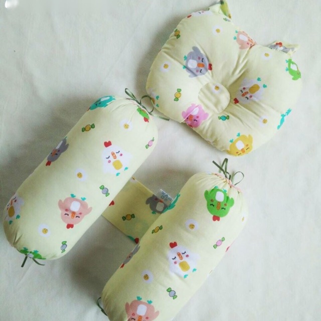 Bộ gối chặn KOREAN cho trẻ sơ sinh