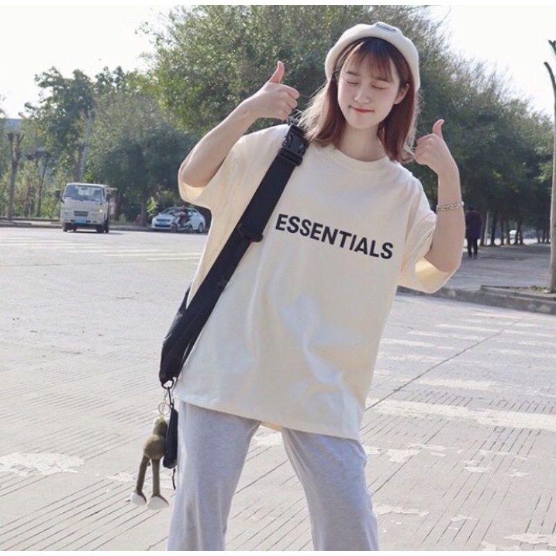 Áo thun unisex nữ essentials, Áo thun Nữ Hót Trend