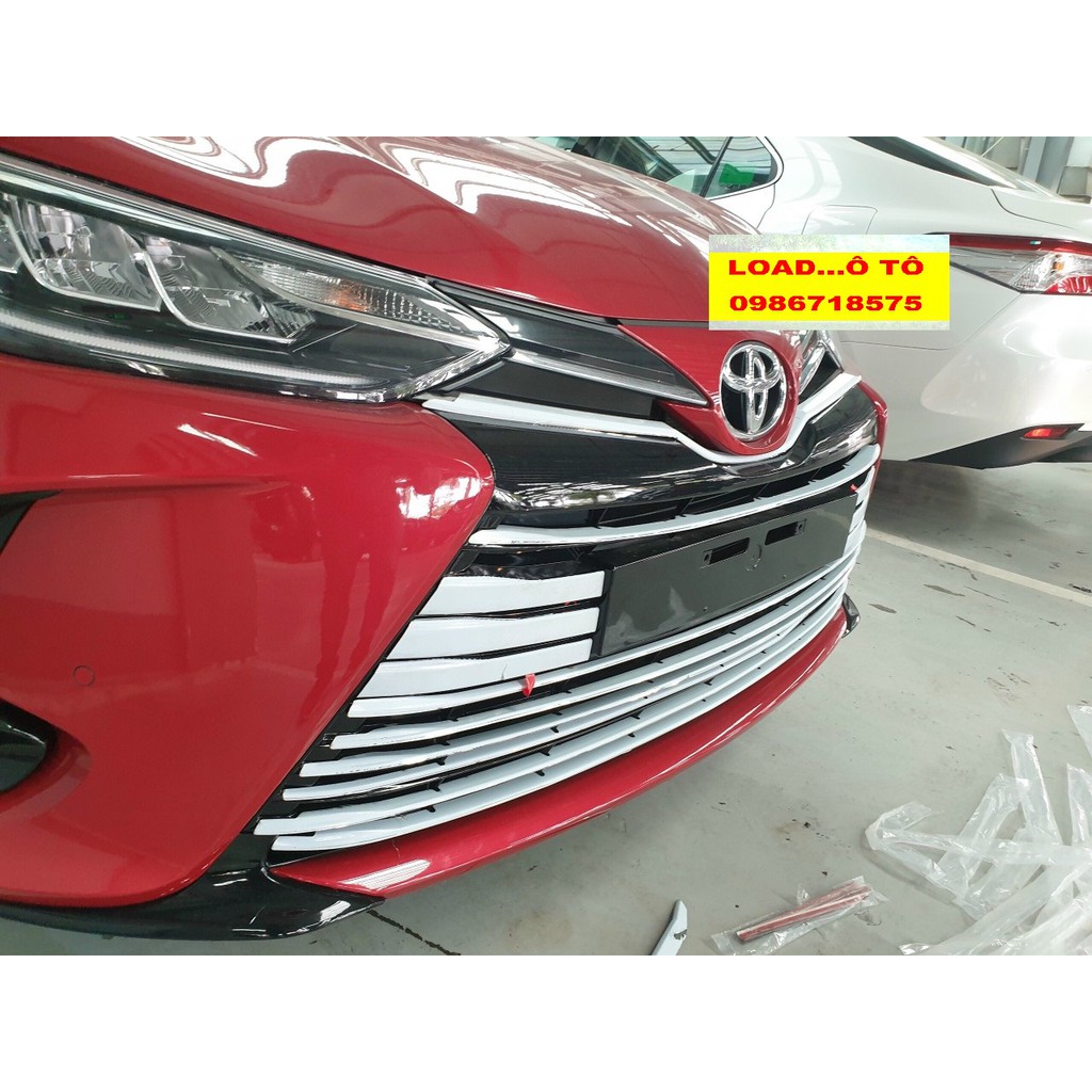 Ốp Mặt ca lăng Xe Toyota VIOS 2021 Mạ Crom cao Cấp
