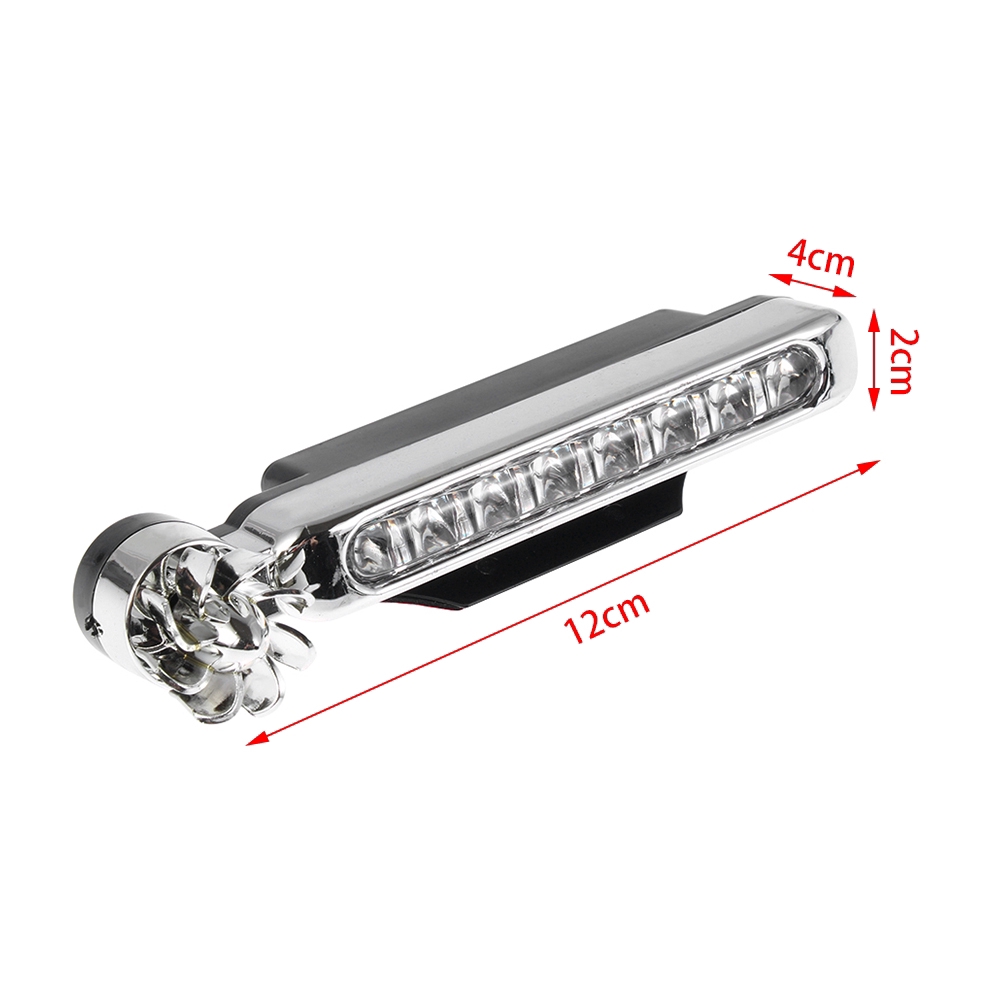 1 Đèn Pha 8 Bóng LED Chạy Ban Ngày Cho Xe Hơi