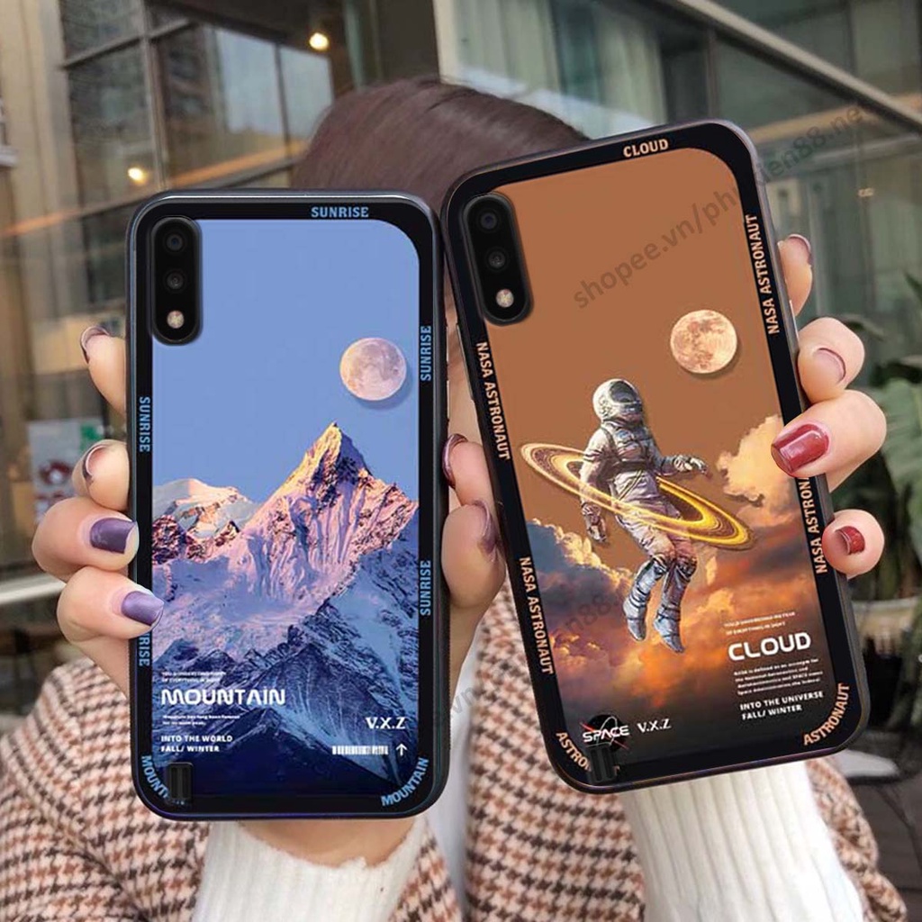 Ốp Samsung A01 / A02 hình vũ trụ, mountain, cloud phong cách cá tính